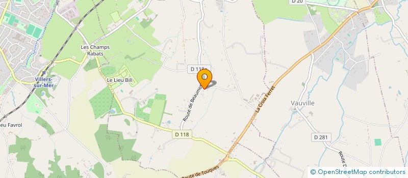 localisation de l'entreprise MADAME JUSTINE TEXIER  BLONVILLE-SUR-MER