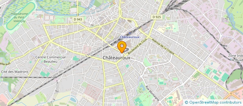 localisation de l'entreprise MADAME JUSTINE THACH à CHATEAUROUX