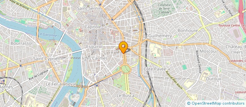 localisation de l'entreprise MADAME JUSTINE THEVENIN  TOULOUSE