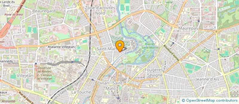localisation de l'entreprise MADAME JUSTINE THOBOIS à RENNES