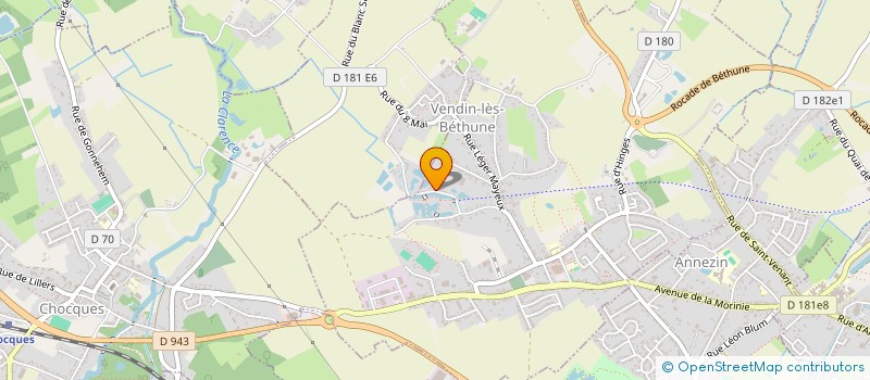 localisation de l'entreprise MADAME JUSTINE THOREL  VENDIN-LES-BETHUNE