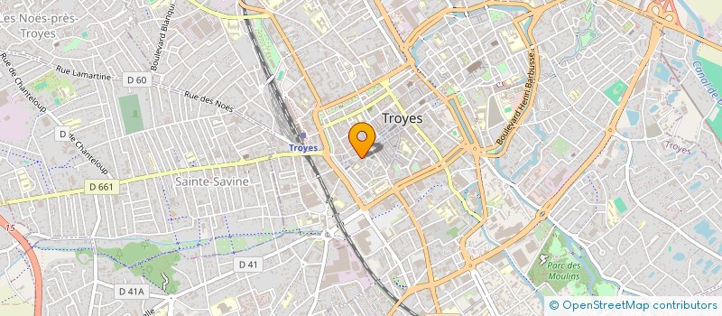 localisation de l'entreprise MADAME JUSTINE URBANIAK à TROYES