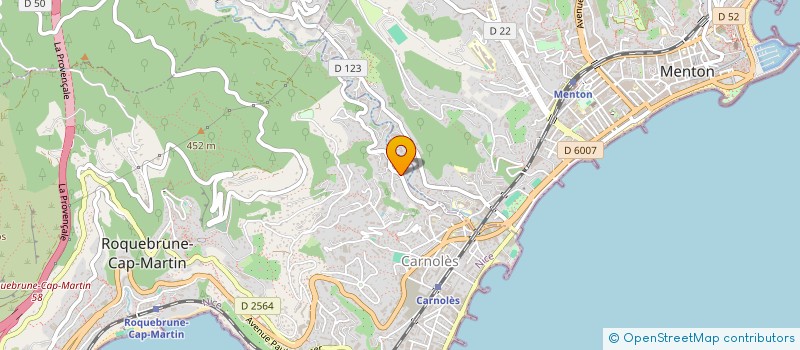 localisation de l'entreprise MADAME JUSTINE UTEZA à ROQUEBRUNE-CAP-MARTIN