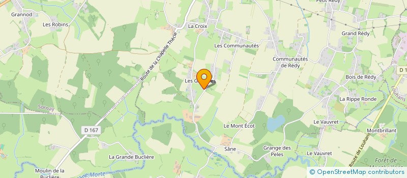 localisation de l'entreprise MADAME JUSTINE VAIRET  SORNAY