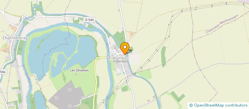 localisation de l'entreprise MADAME JUSTINE VALENTIN  TRILBARDOU