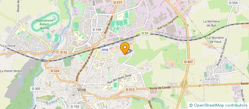 localisation de l'entreprise MADAME JUSTINE VAN DEN BOS  BETHUNE