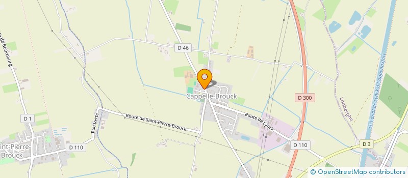 localisation de l'entreprise MADAME JUSTINE VANDEKERCKHOVE  CAPPELLE-BROUCK