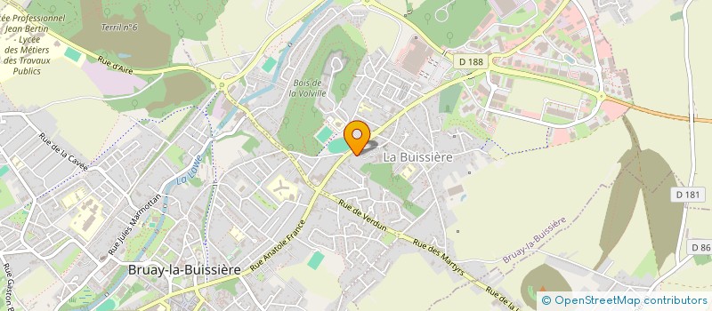localisation de l'entreprise MADAME JUSTINE VANDERCRUYSSEN à DUNKERQUE