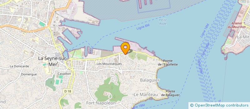 localisation de l'entreprise MADAME JUSTINE VANDEWEGHE à LA SEYNE-SUR-MER