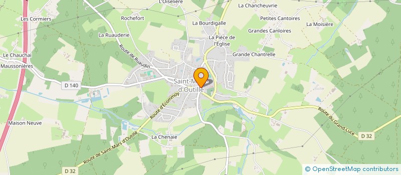 localisation de l'entreprise MADAME JUSTINE VARIN  SAINT-MARS-D'OUTILLE