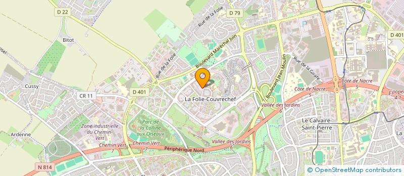 localisation de l'entreprise MADAME JUSTINE VATTEMENT à BRETTEVILLE-SUR-LAIZE