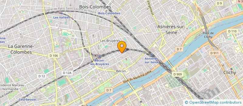 localisation de l'entreprise MADAME JUSTINE VAZQUEZ à COURBEVOIE