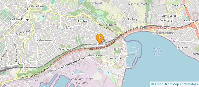 localisation de l'entreprise MADAME JUSTINE VELLY à BREST
