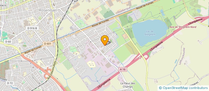 localisation de l'entreprise MADAME JUSTINE VERSLYPE  TETEGHEM-COUDEKERQUE-VILLAGE