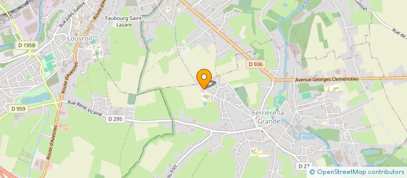 localisation de l'entreprise MADAME JUSTINE VICAIRE  FERRIERE-LA-GRANDE