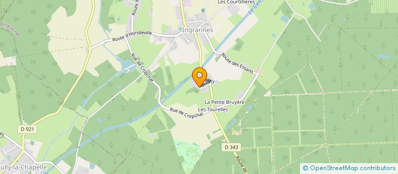 localisation de l'entreprise MADAME JUSTINE VIEUGUE à INGRANNES