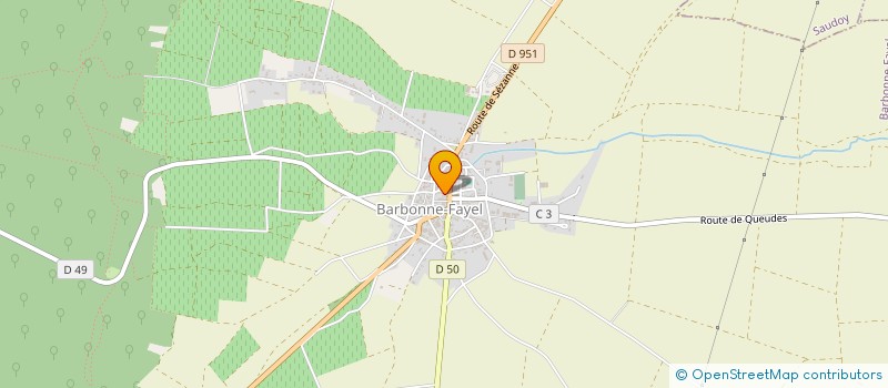 localisation de l'entreprise MADAME JUSTINE VINCIATI  BARBONNE-FAYEL