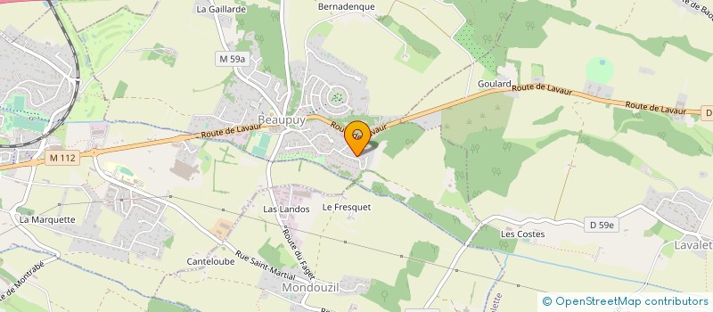 localisation de l'entreprise MADAME JUSTINE VIRAZELS  TOULOUSE