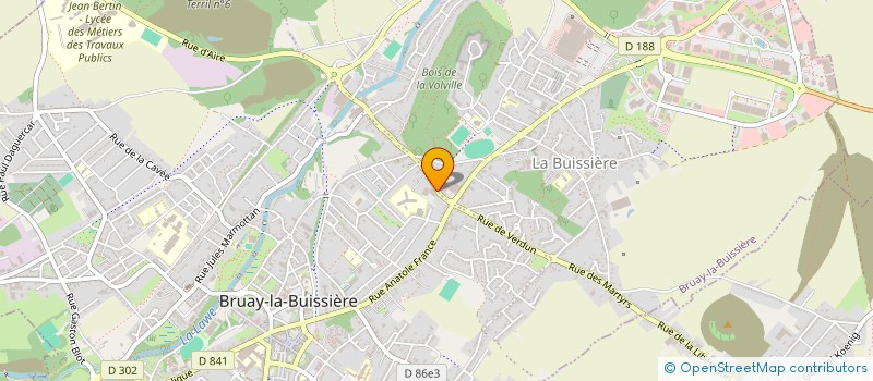 localisation de l'entreprise MADAME JUSTINE VIVIER à BRUAY-LA-BUISSIERE