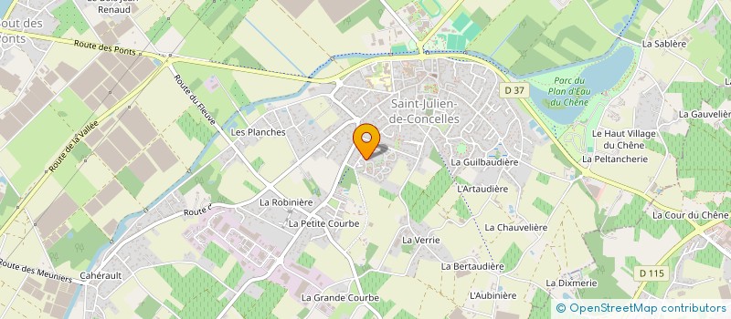 localisation de l'entreprise MADAME JUSTINE VLAHOV  SAINT-JULIEN-DE-CONCELLES