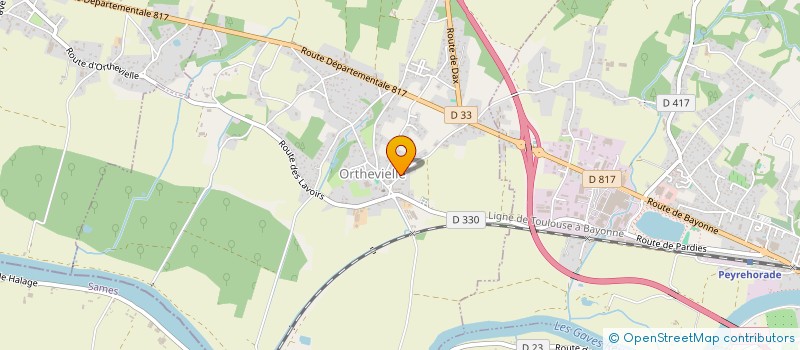 localisation de l'entreprise MADAME JUSTINE VOISIN  OEYREGAVE