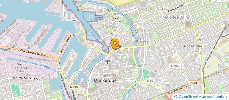 localisation de l'entreprise MADAME JUSTINE WAELES à DUNKERQUE