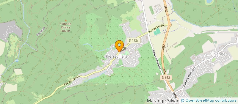 localisation de l'entreprise MADAME JUSTINE WILKOWSKI  PIERREVILLERS