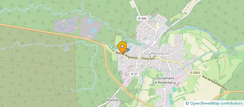 localisation de l'entreprise MADAME JUSTINE WITTMANN  SOUFFLENHEIM