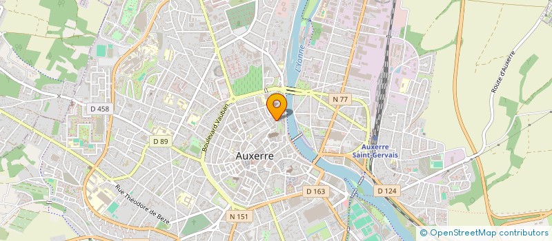 localisation de l'entreprise MADAME JUSTINE WOLFF à AUXERRE