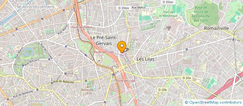 localisation de l'entreprise MADAME JUSTINE XU à LE PRE-SAINT-GERVAIS