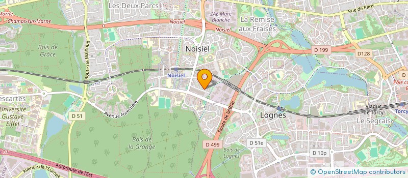 localisation de l'entreprise MADAME JUSTINELLA ANNETTE  NOISIEL