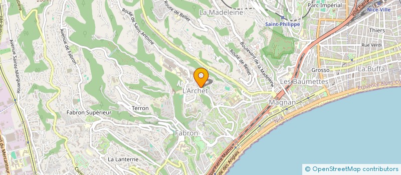 localisation de l'entreprise MADAME JUSTYNA BOCHENEK  NICE