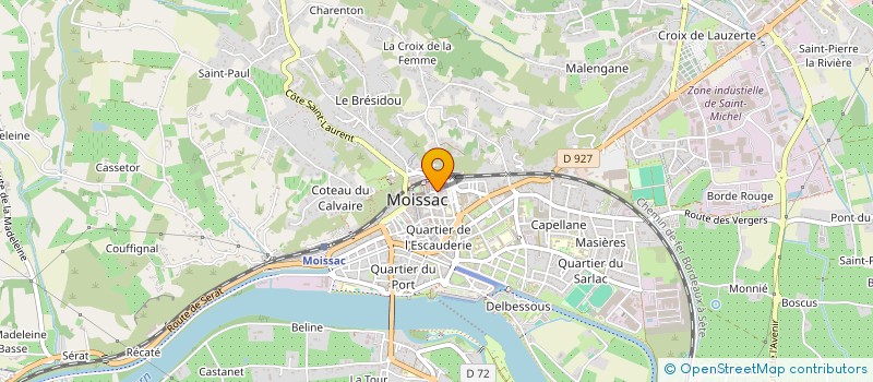localisation de l'entreprise MADAME JUSTYNA KAMIONOWSKA à MOISSAC