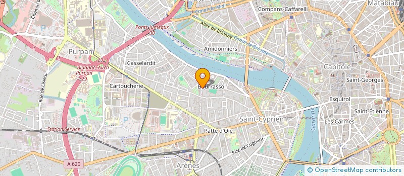 localisation de l'entreprise MADAME JUSTYNA KUNICKA à TOULOUSE