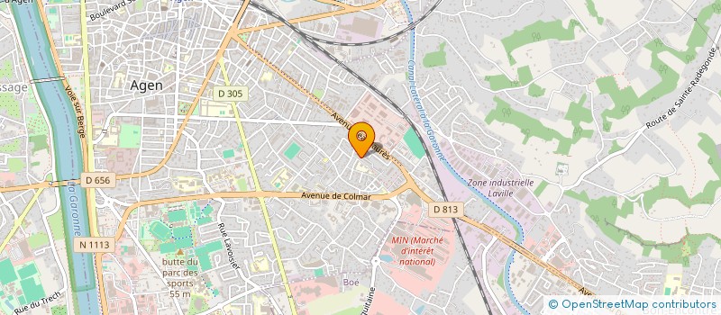 localisation de l'entreprise MADAME JUSTYNA KUTERA  AGEN