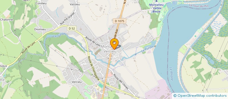 localisation de l'entreprise MADAME JUSTYNA PAWLIK  MONTALIEU-VERCIEU