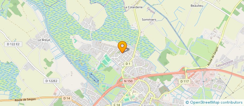 localisation de l'entreprise MADAME JUSTYNA ROBAK  SAUJON