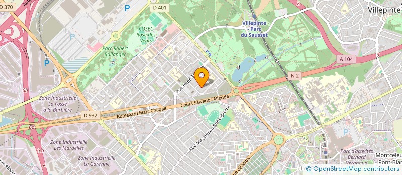 localisation de l'entreprise MADAME JUSTYNA RUTKOWSKA à AULNAY-SOUS-BOIS