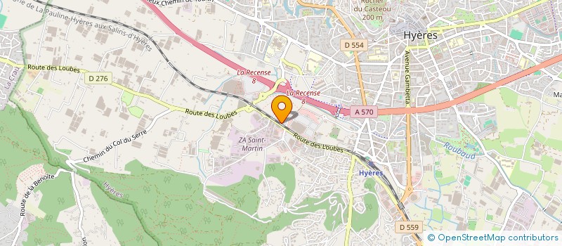 localisation de l'entreprise MADAME JUTTA BURMEISTER  HYERES