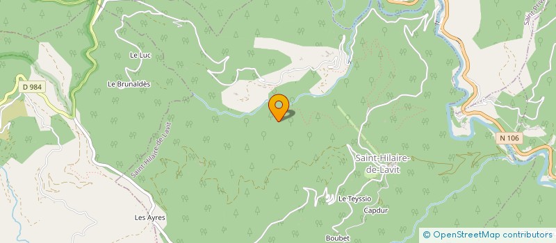 localisation de l'entreprise MADAME JUTTA LIEBIG  SAINT-HILAIRE-DE-LAVIT