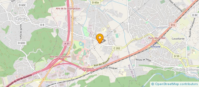 localisation de l'entreprise MADAME JUTTA THERESIA GRAVE à BOUC-BEL-AIR