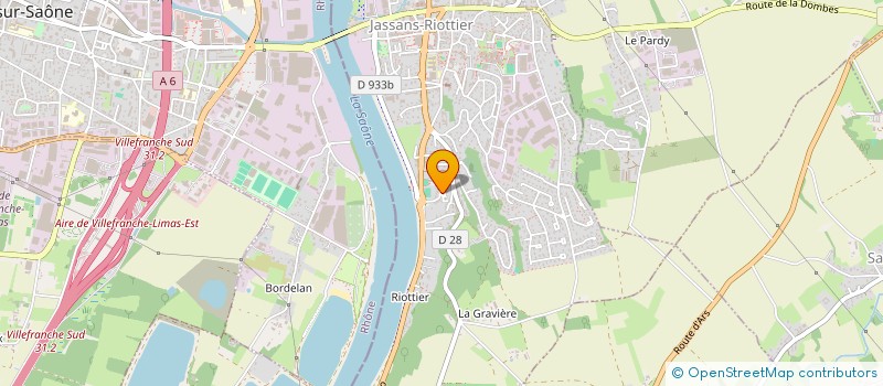 localisation de l'entreprise MADAME JUVENULLA RUFFINE  JASSANS-RIOTTIER