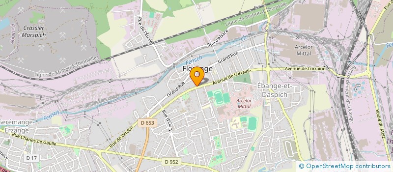 localisation de l'entreprise MADAME JUVING MARTINOLI  FLORANGE