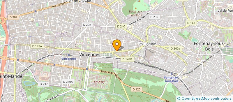 localisation de l'entreprise MADAME K BESSE à VINCENNES