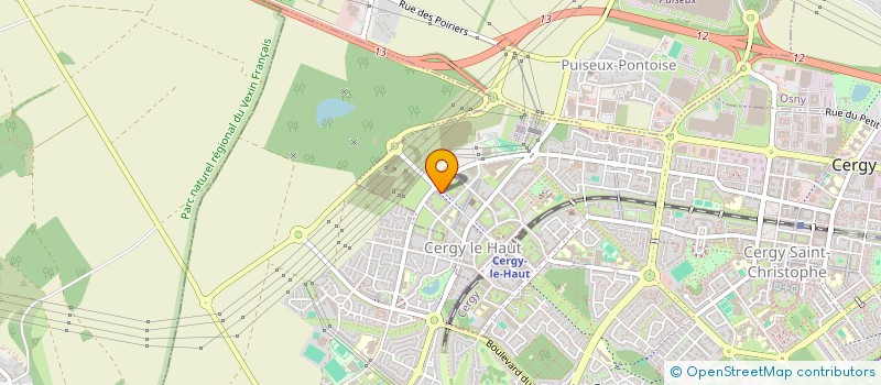 localisation de l'entreprise MADAME KABA GANDEGA  CERGY