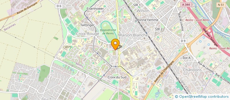 localisation de l'entreprise MADAME KABITANDUA WASIMUA  REIMS