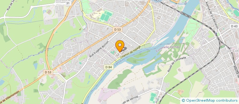 localisation de l'entreprise MADAME KACYA JANDEAU  ROANNE