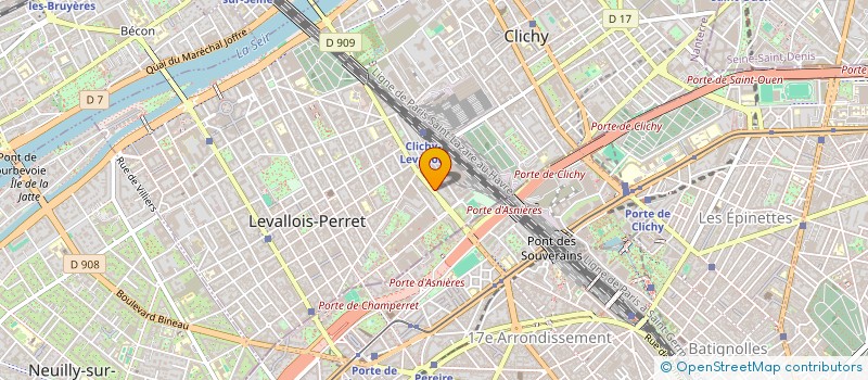 localisation de l'entreprise MADAME KADA SIDI à LEVALLOIS-PERRET