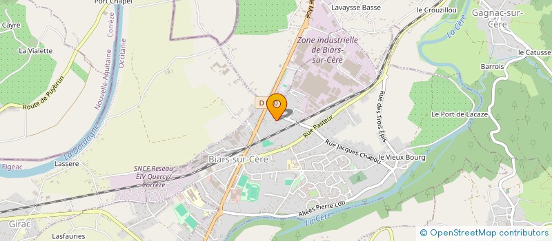 localisation de l'entreprise MADAME KADER TOMAKIN  BIARS-SUR-CERE