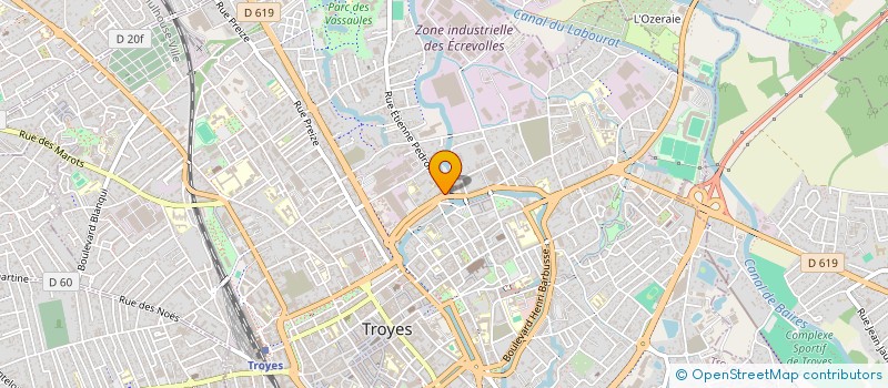 localisation de l'entreprise MADAME KADI KONATE  TROYES